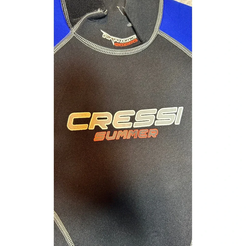 Cressi Summer Wetsuit Men S Black Blue 2.5mm Full Body Scuba Diving Gorpcore